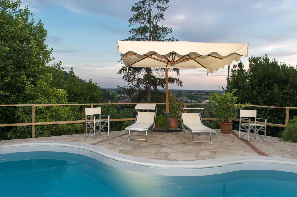 Villa Alta - Residenza D'Epoca Con Piscina Сан-Джулиано-Терме Экстерьер фото